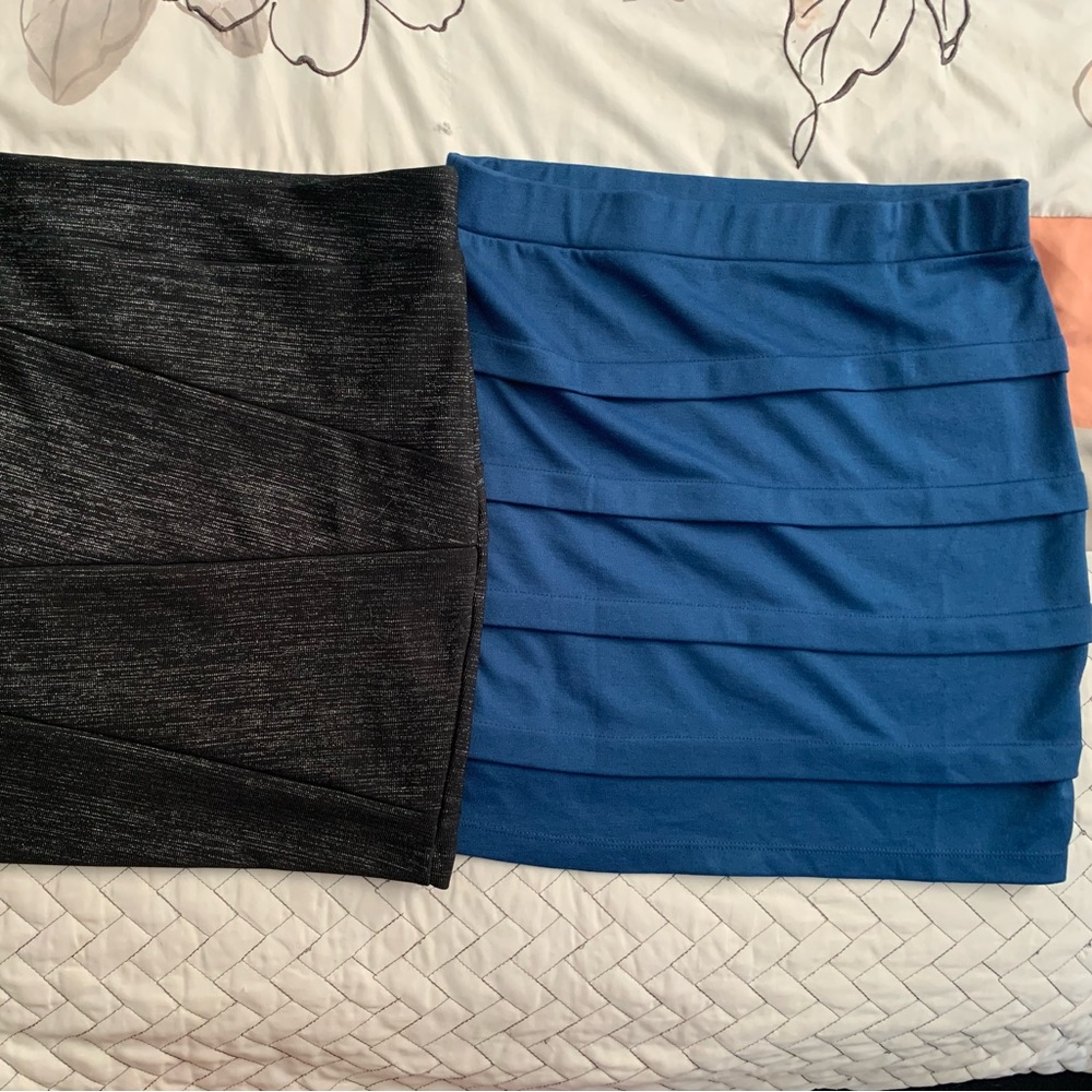 2 Basic house & Izbyer skirts perfect for the club! Size M
